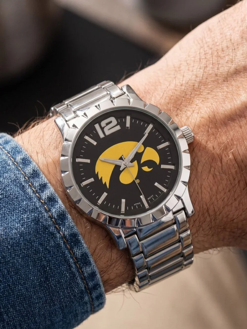 Iowa Hawkeyes Men's Competitor Steel Watch
